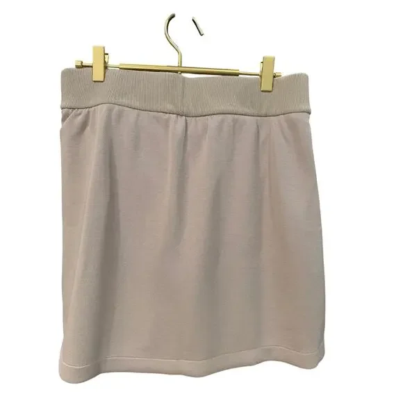 SPANX AirPique Skort Ashwood Beige White Piping NWT Large - Picture 6 of 10